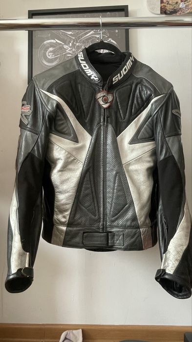 Geacă moto din piele SUOMY Racing