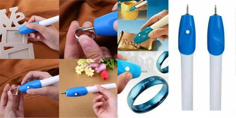 Creion pentru gravat pe lemn, plastic sau metal. Nou ambalat!