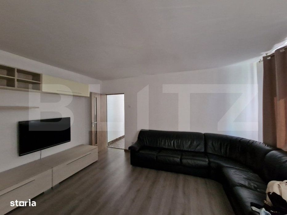 Apartament cu 2 camere, semidecomandat, 49 mp – Zona Lama
