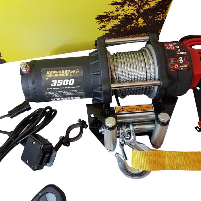 KangarooWinch (PowerWinch) K3500 – Лебедкa за АТВ, УТВ