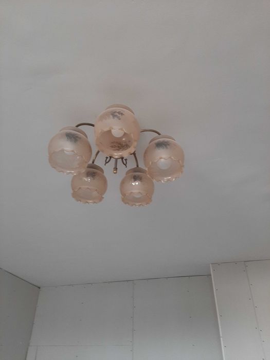 Полюлей с медно-дървена основа