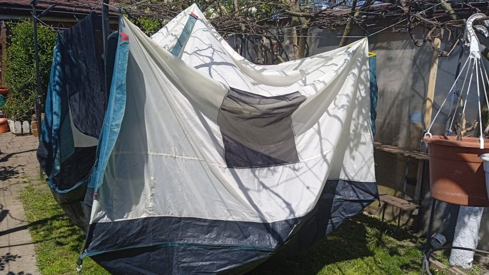 Cort 6-8 persoane, H interior 1.90 m, camping munte/mare, Germania