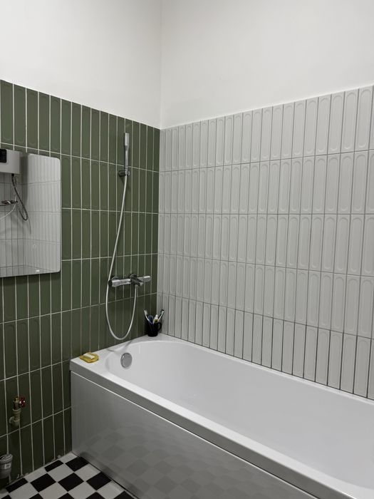 Кафел плитка 3D матовая зеленая Kerama Marazzi 6х28,5х1 см