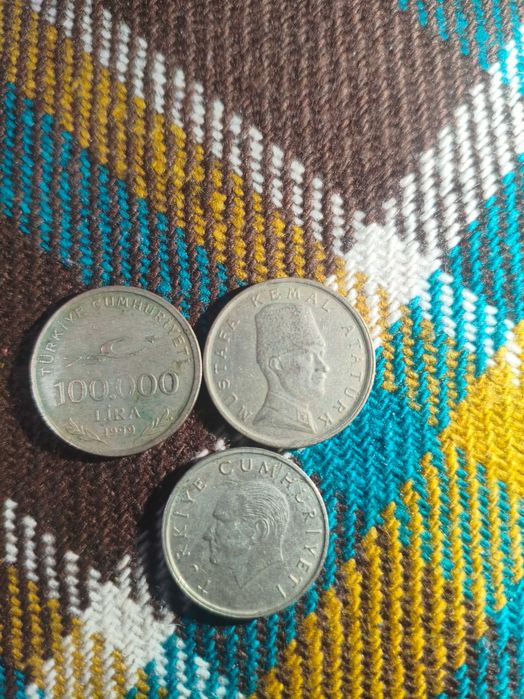 продаёться турецская монета 3 штук