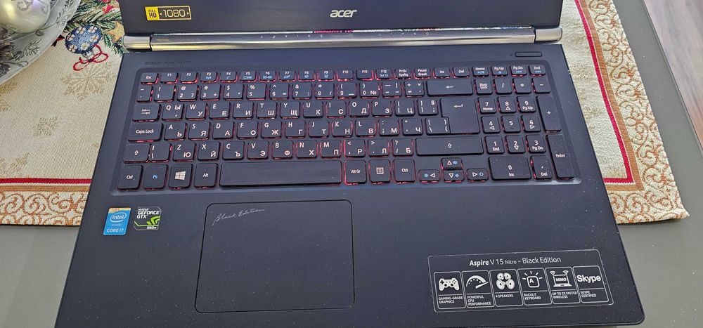 Геймърски лаптоп Intel i7, GeForce GTX860M, RAM 8GB, SSD 1T