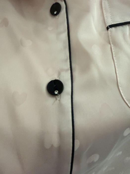 Pijama damă satin roz pudră |.Monogramă NOUĂ