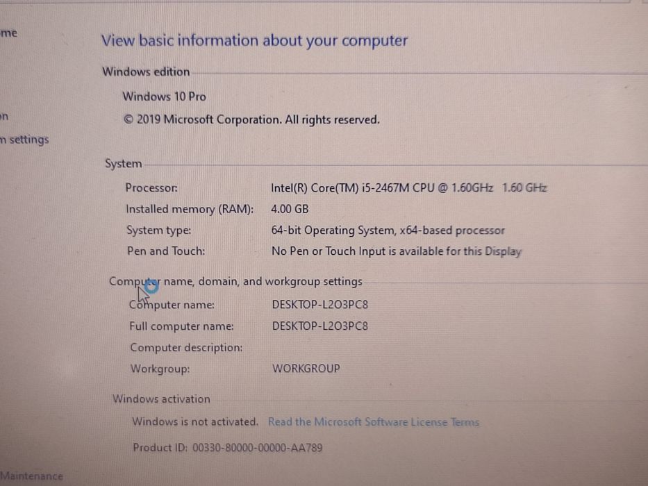 Laptop Ultra Subțire și Ușor Toshiba Z830 - i5-2467M/4gb/128gb Bat. 3h
