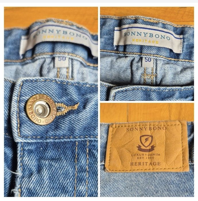 Pantaloni Scurți Denim Sonny Bono Bărbați - Culoare Celeste - 50