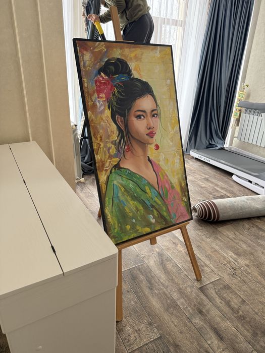 Интерьерная картина + мольберт