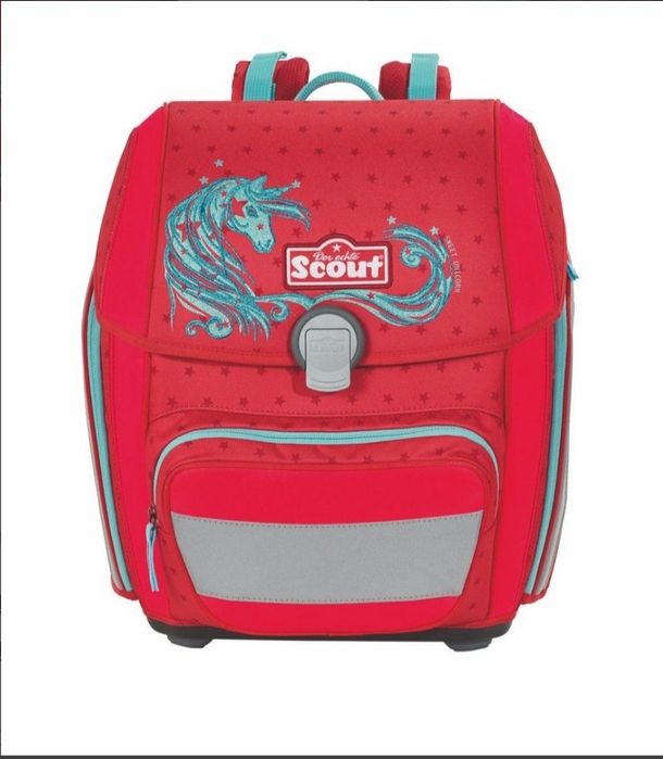Ортопедична  раница Scout Genius Schulranzen Set Sweet unicorn 3tlg.