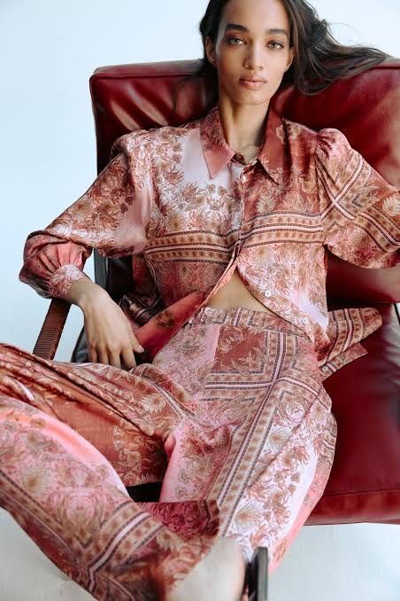 Сатенен сет H&M размер S