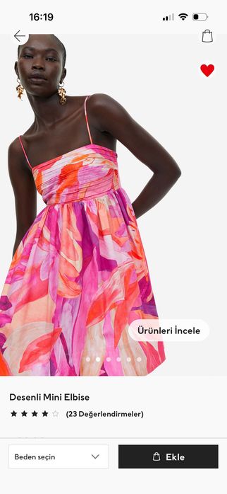 Платье H&M Xs сарафан