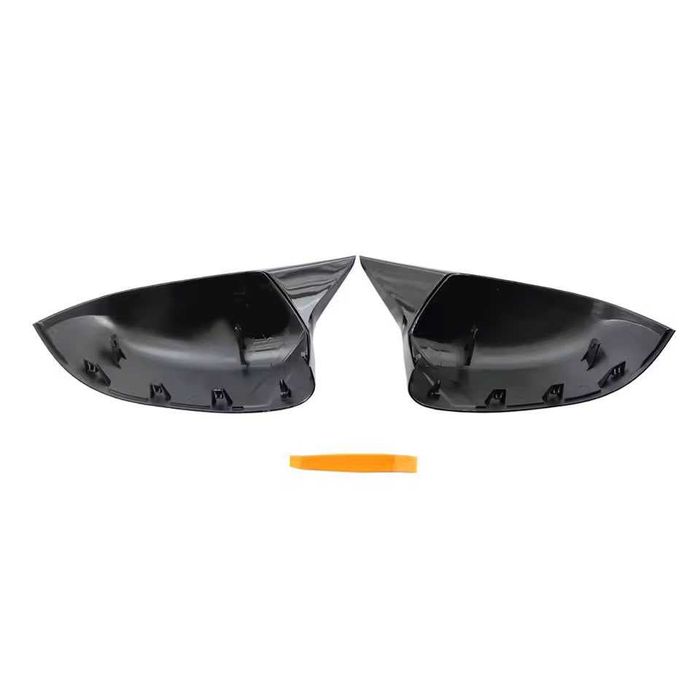 Set Capace Oglinzi M style cu clipsuri Negru Lucios "Batman" Bmw X3 G01 iX3 X4 G02 X5 G05 X6 G06 X7 G07 , NOI