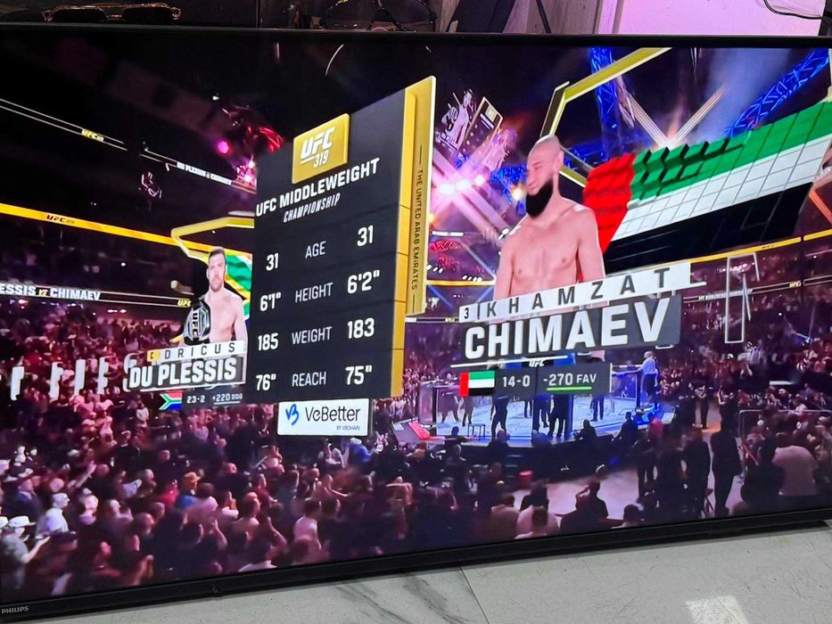 Смарт телевизор Philips - 43PUS8007/12, 43'', UHD, 4K LED, Black