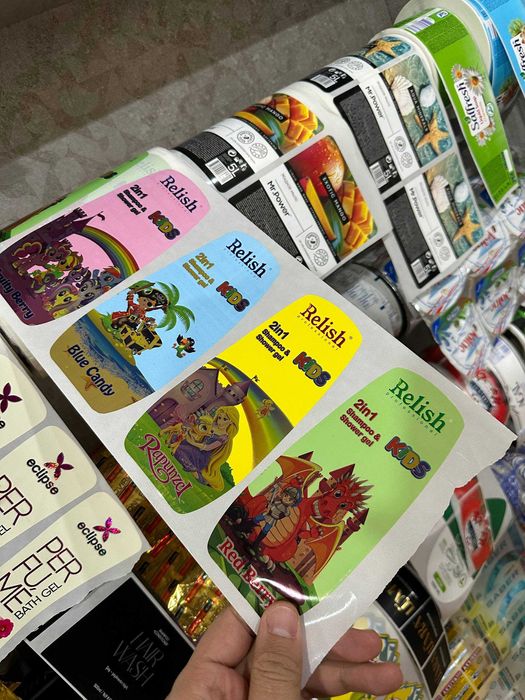 Этикетки, Наклейки, Упаковки, Фольга, Голограмма. Арзон нархларда!