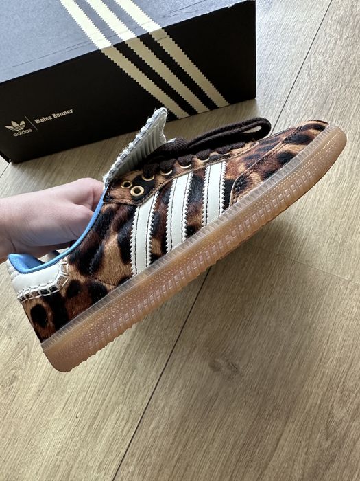 Adidasi Samba x Wales Bonner pony leopard