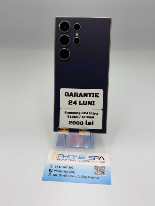 Samsung S24 Ultra 512Gb 12RAM - Din magazin,cu garantie! RATE TBI !