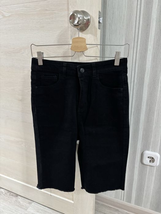 Шорты костюмные, джинсовые, удлиненные