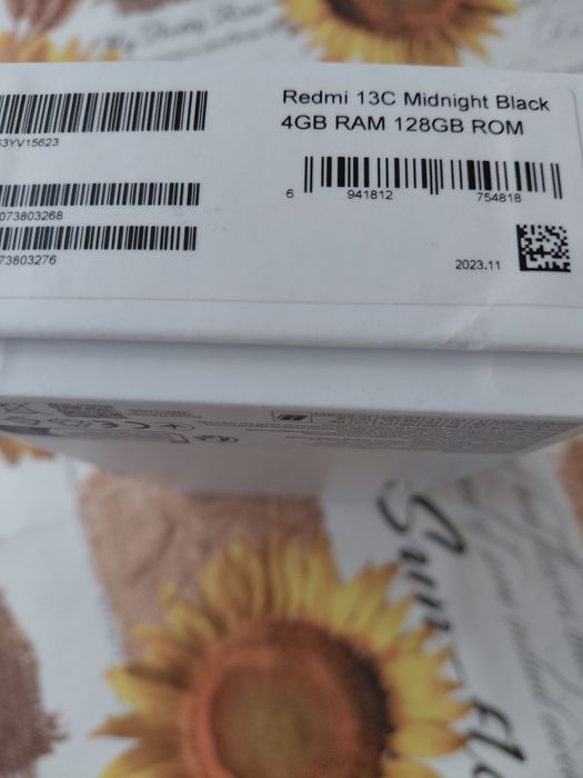 Смартфон Xiaomi Redmi 13C, 4GB RAM, 128GB , черен