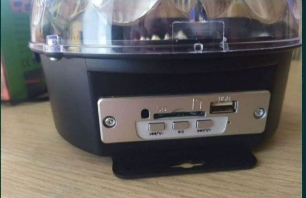 Светомузыка полусфера дискошар на пульте. Новые