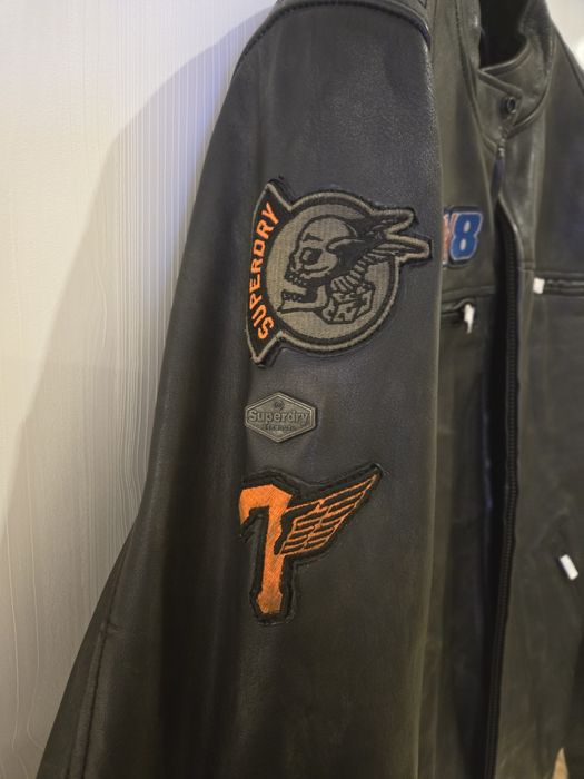 Geaca piele Super dry mărimea xxl