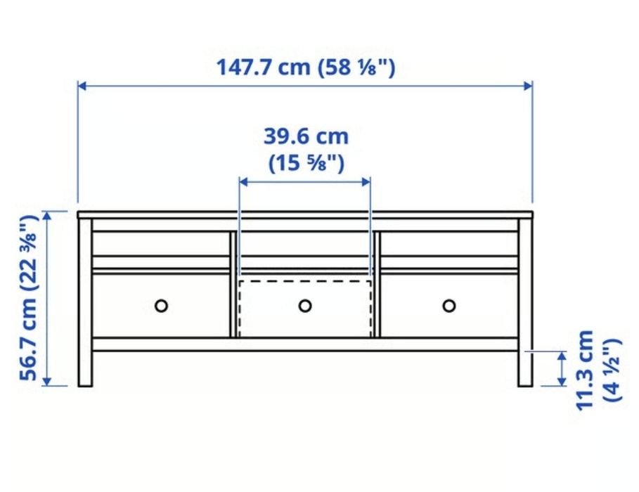 Тв шкаф Ikea Hemnes