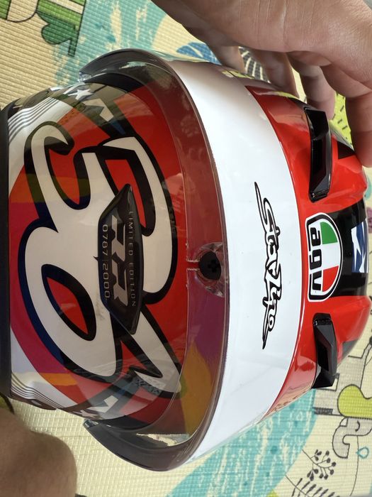 AGV Pista GP RR - Rossi Soleluna 2022 - M + Mir Americas - MS