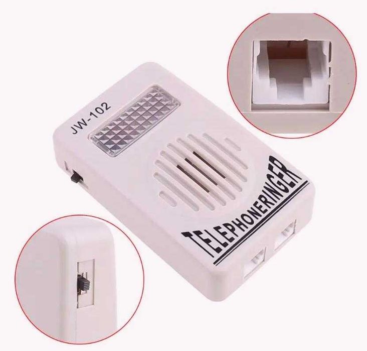 95dB Мигаща Аларма Усилвател Звук Стационарен Телефон Лош Слух Глухота