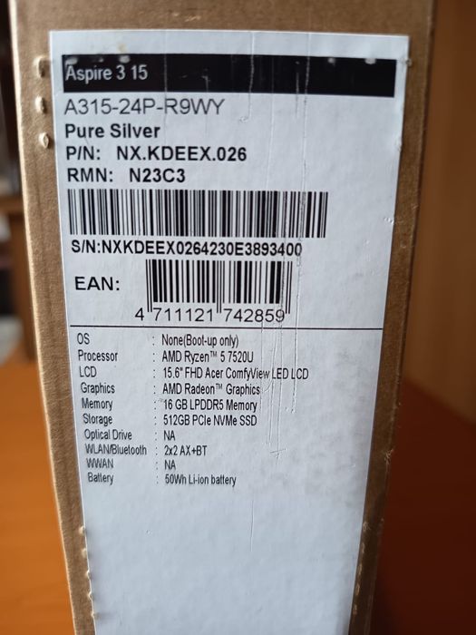 Acer Aspire 3 Ryzen 5 / 16GB / SSD – ca nou, garanție