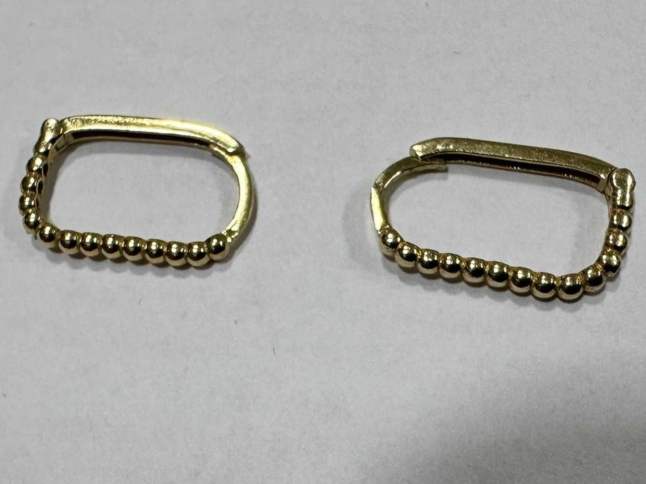 Златни обеци 14K  585 /2.16 гр