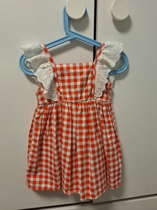 Памучна рокля за момиченце от 100% памук, 80-86 р.