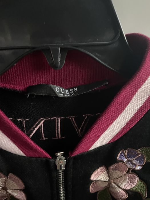 GUESS JEANS Яке бомбър с бродерия