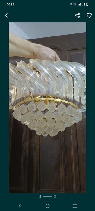 Продам люстру двухяростную
