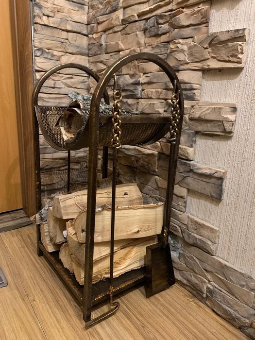 Кованный каминный набор