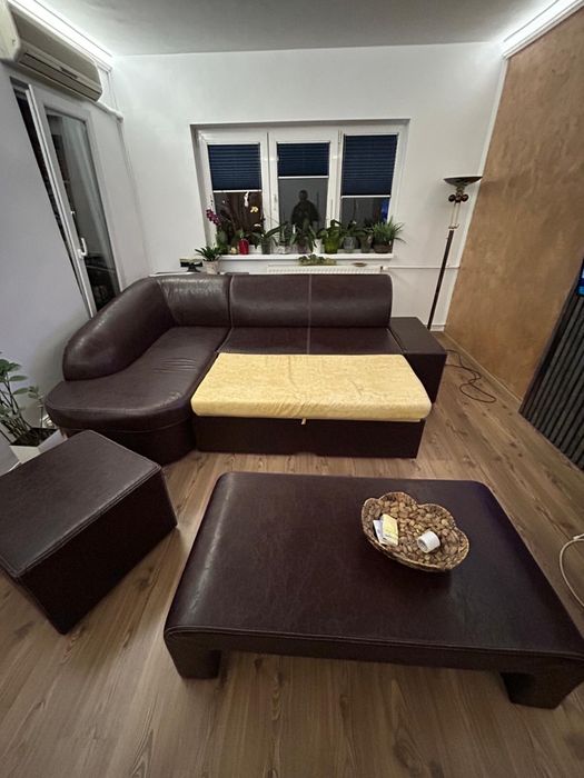 Vând set colțar extensibil