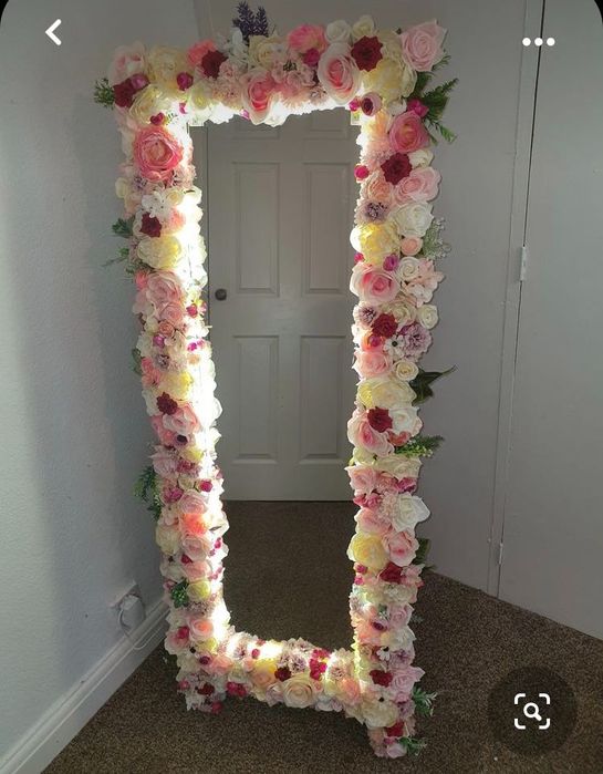 Картина / пано с цветя 3D за дома / парти / сватба / букви декорации