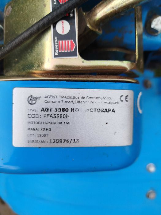 Motosapă AGT 5580 HD cu motor Honda