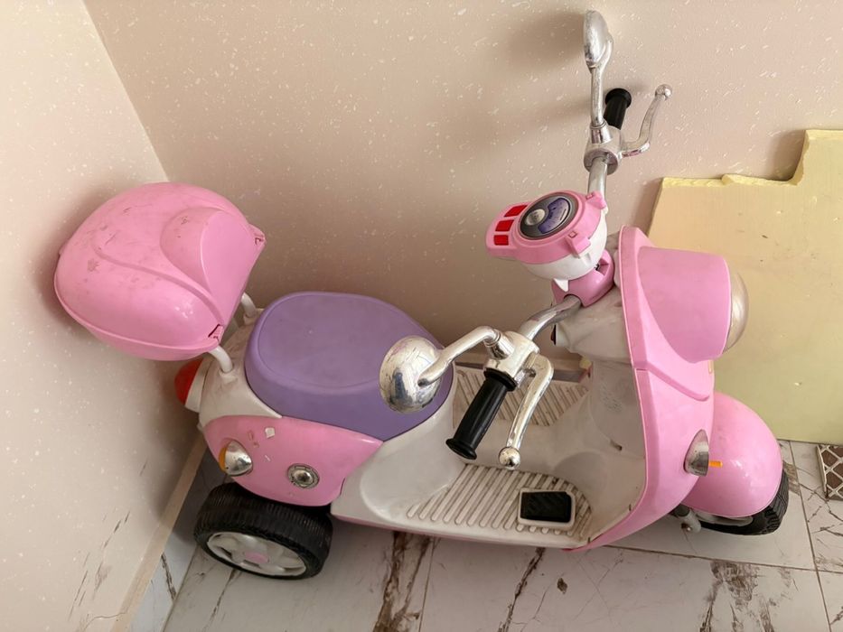 Электромопед  детский для девочки