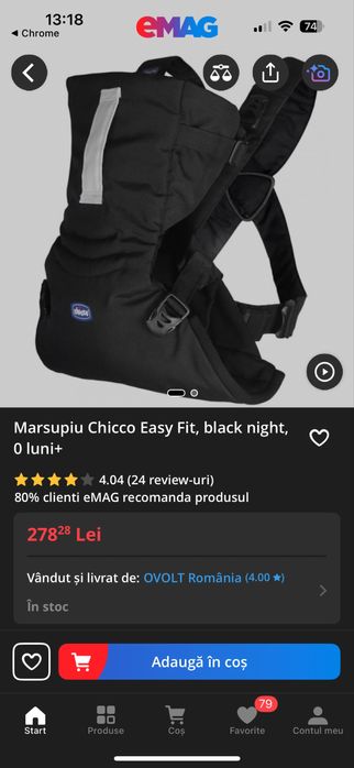 Marsupiu chicco easy fit