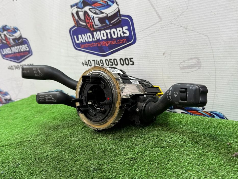 ANSAMBLU MANETE COMENZI VOLAN + SPIRĂ AUDI A6 C6 S LINE 2.0 DIESEL 2009 COD OEM 4E0953503G 4F0953549D 4F0910549A 4E0953521B 2006-2010