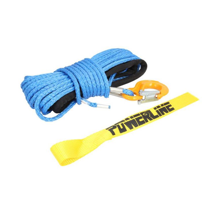 Синтетично въже за лебедка 6мм 15м 3,1т (6835lbs)