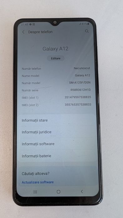 Samsun A12 128Gb dualsim