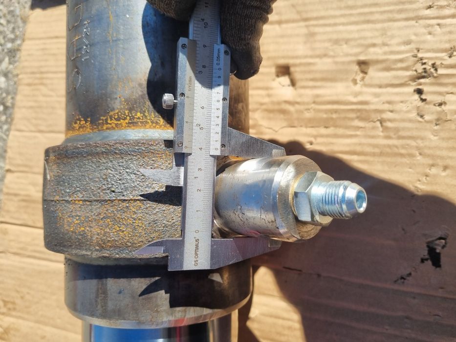 Cilindru hidraulic ridicare basculare remorca 5 tone 5 trepte 275x1235