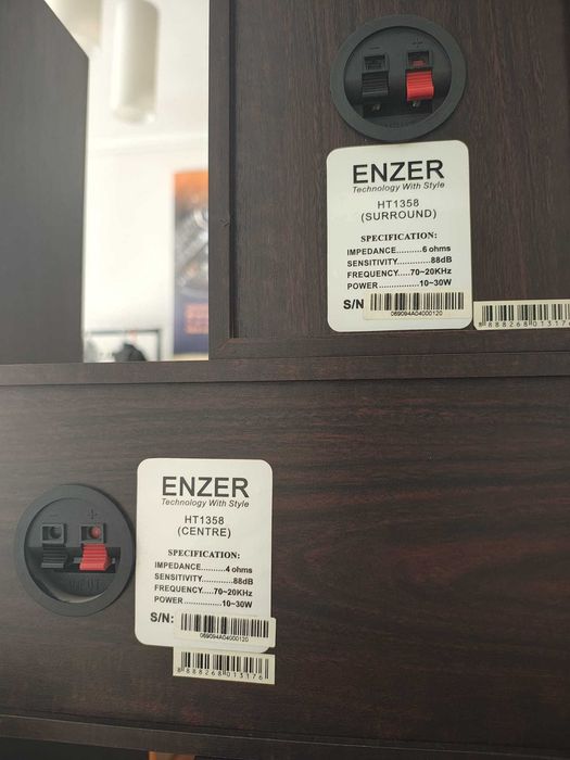 Set boxe ENZER HT1358 – 5 boxe – 2 coloane + centru + 2 sateliți