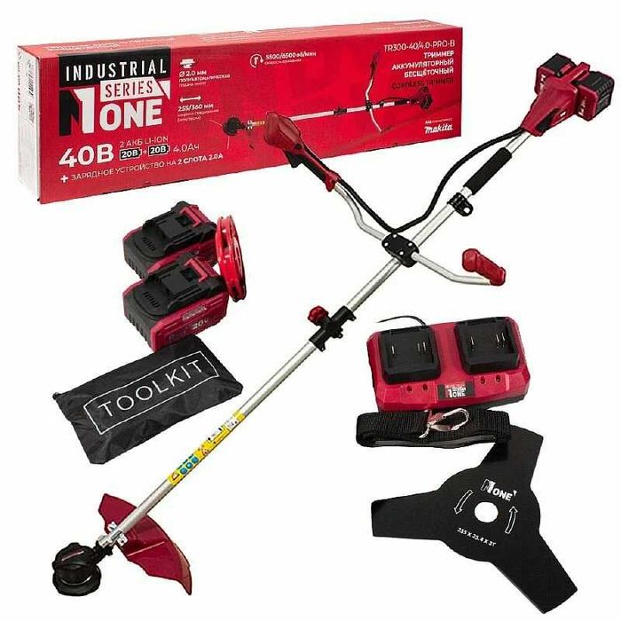 триммер аккумуляторный TR300-40/4.0-PRO-B akkumulyatorli trimmer