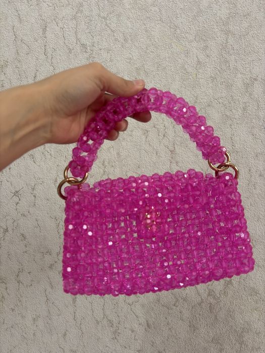Сумка из бусинок, ручная работа