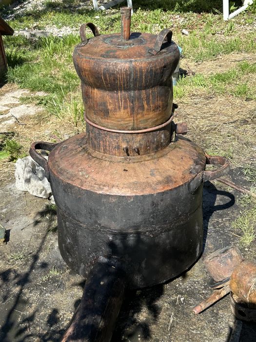 Cazan de tuica din arama