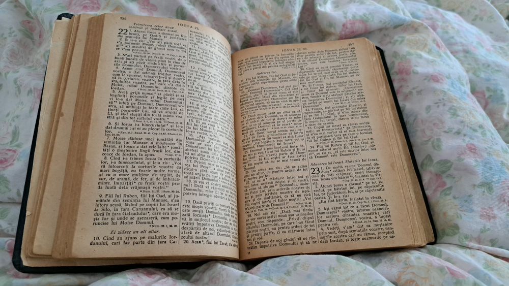 Biblie Veche anii 1940"  Cu trimiteri