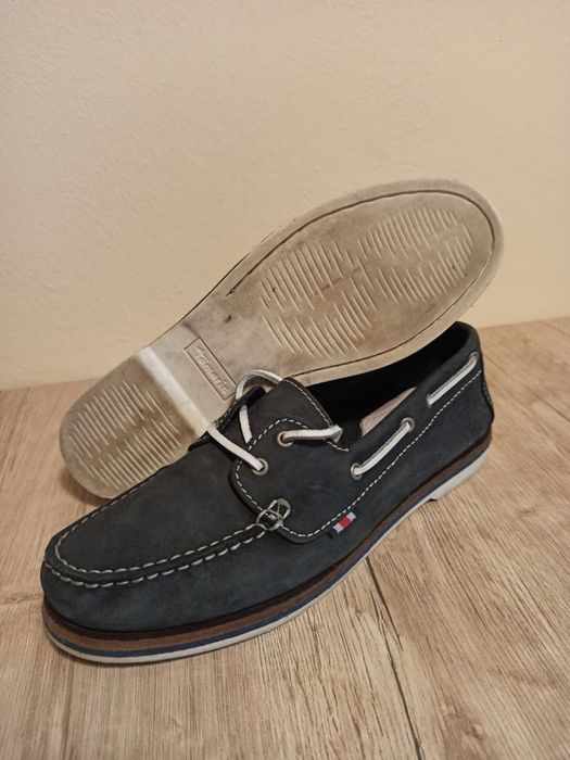 Mocasini din piele Tamaris Navy blue marimea 38