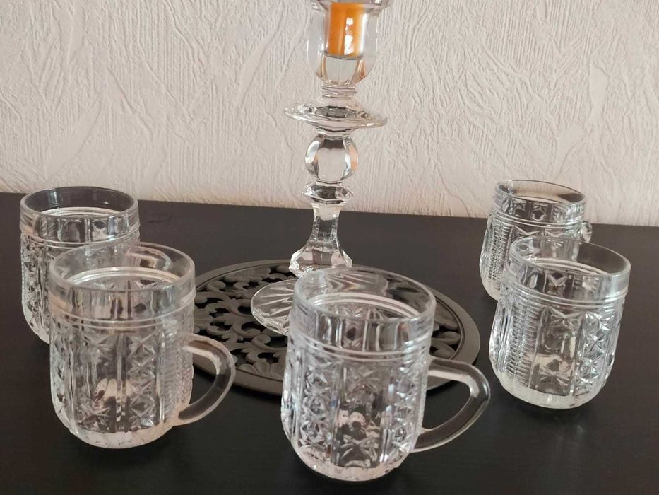 Кружки хрустальные СССР